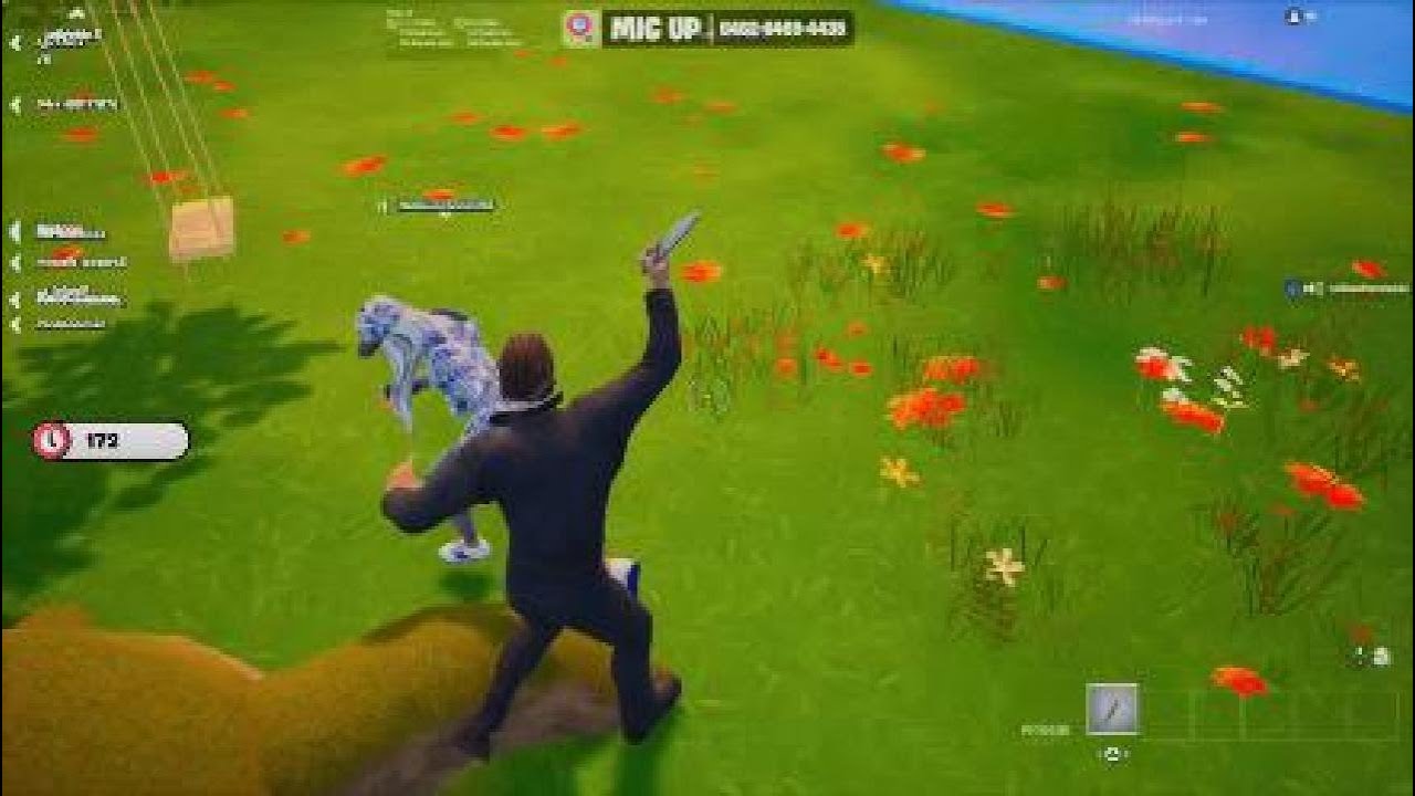 FUNNIEST Creepest Michael myers trolling on Mic Up proximity chat on Fortnite night