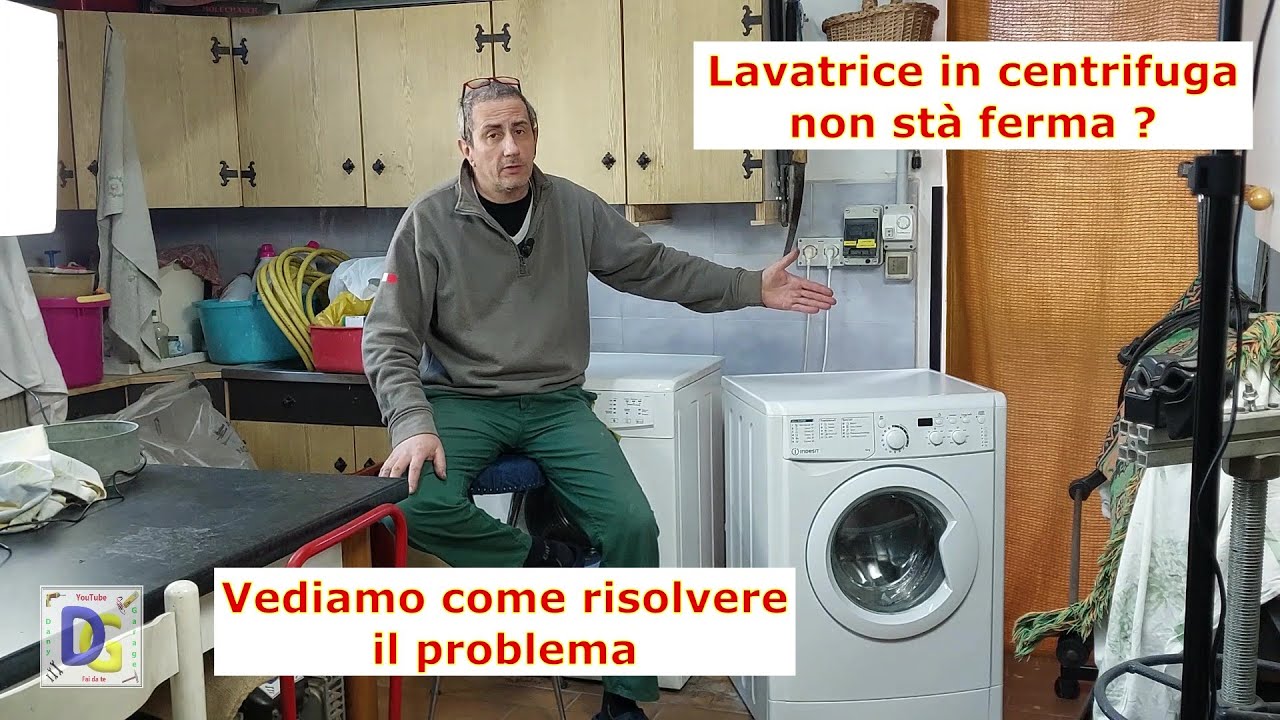 Lavatrice non sta' ferma? Come risolvere DIY      Washing machine won't stop? How to fix it DIY