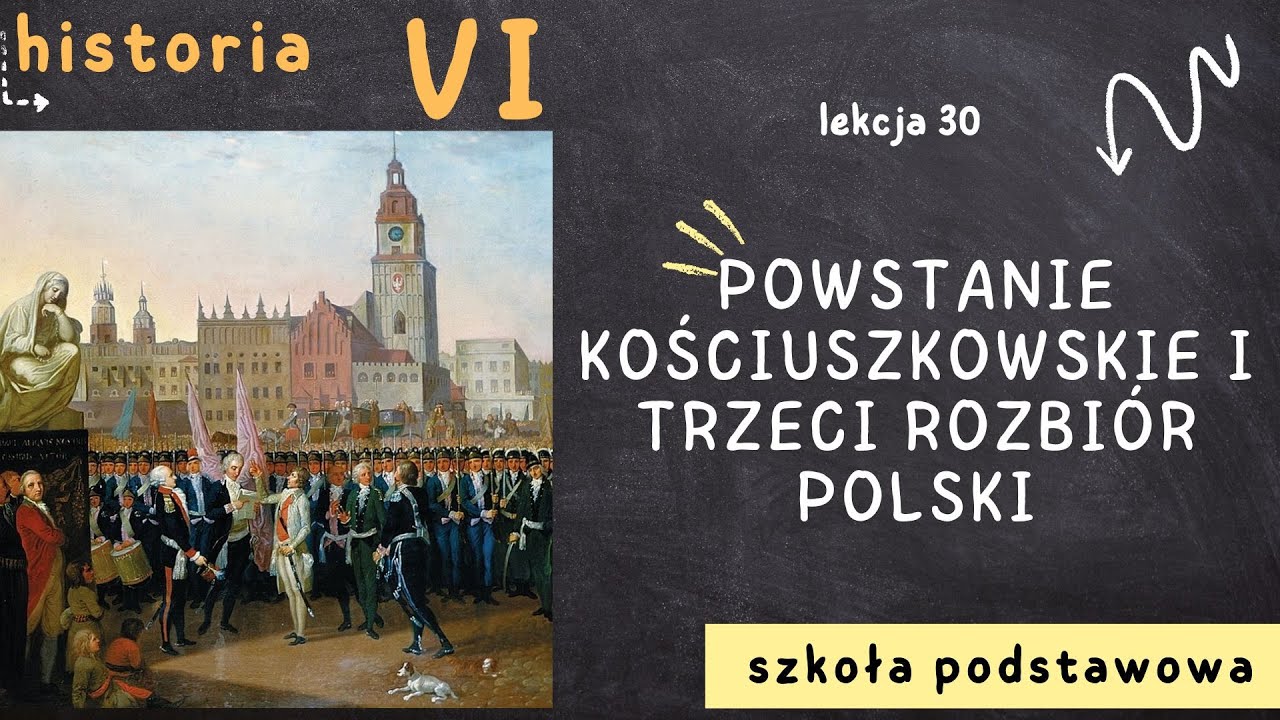 Historia 6 [Lekcja30 - Powstanie kościuszkowskie i trzeci rozbiór Polski]