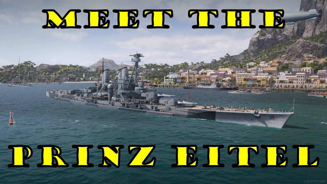 Meet The Prinz Eitel Friedrich! Tier 5 German Battleship World of Warships Legends Xbox One X 4k