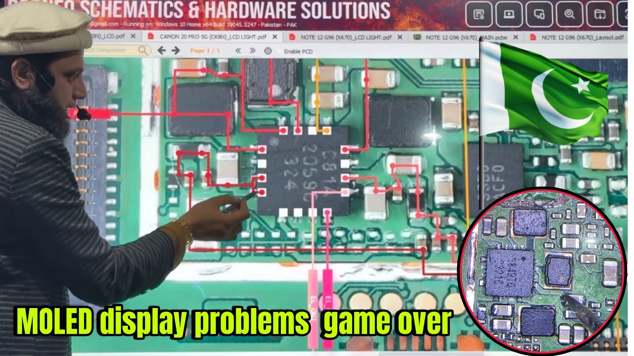 Cammon 20 EMOLED NO display problem solution || 1 trick working in all models ✅🥸