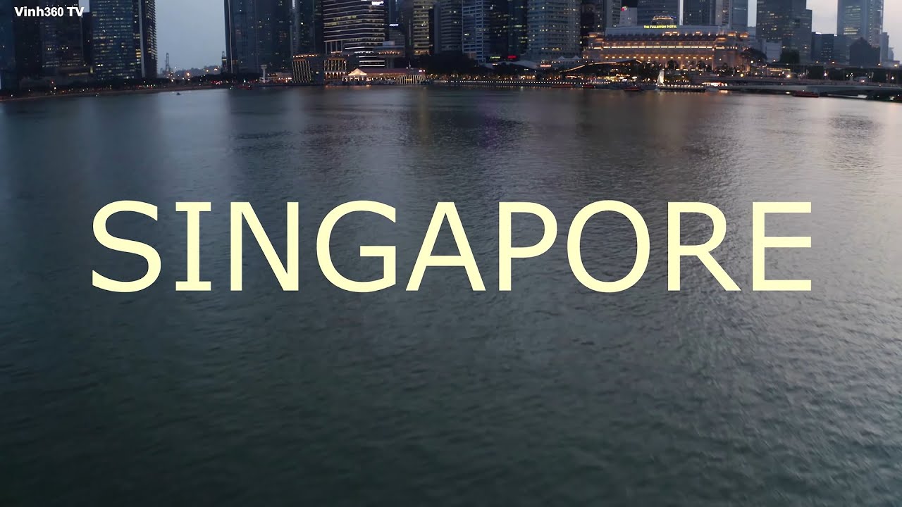 Singapore City Skyline 4K