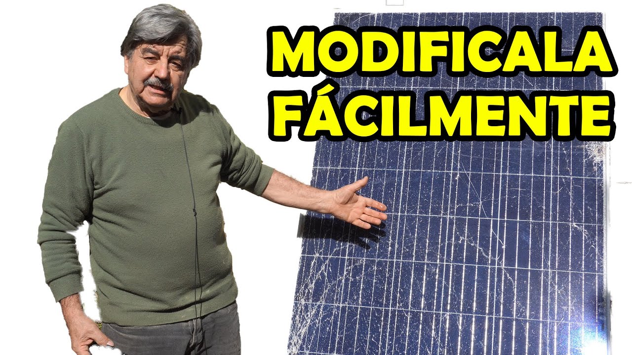 Así se MODIFICA una PLACA SOLAR de 24 a 12 volt SIN PERDER POTENCIA