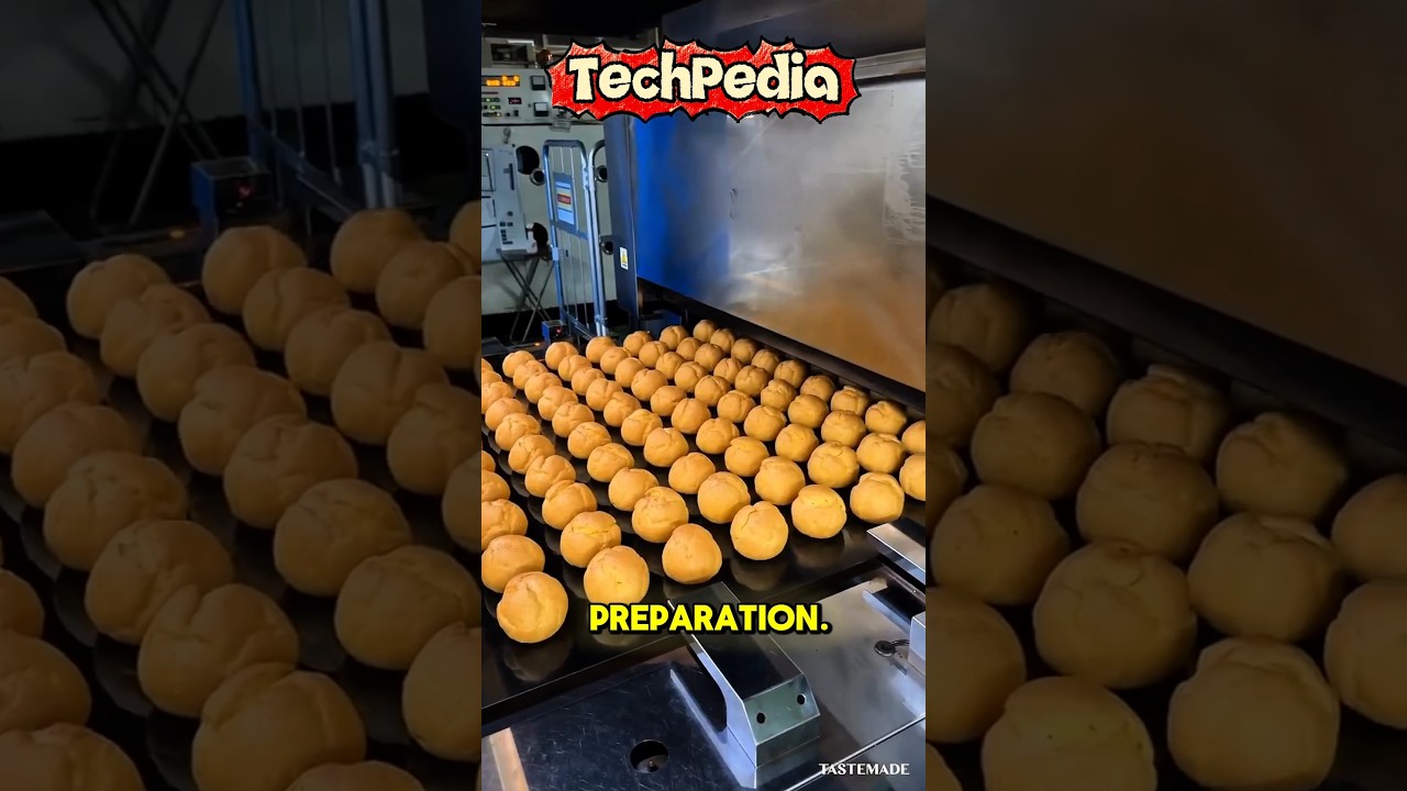 Inside the Factory, How Perfect Cream Puffs Are Made at Scale!