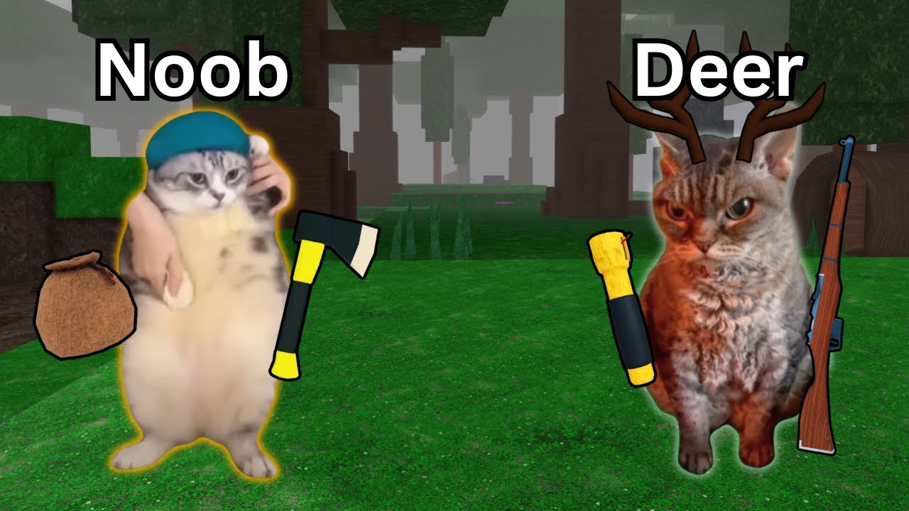 99 ночей в лесу, но это кошки. (Фильм из Roblox)
