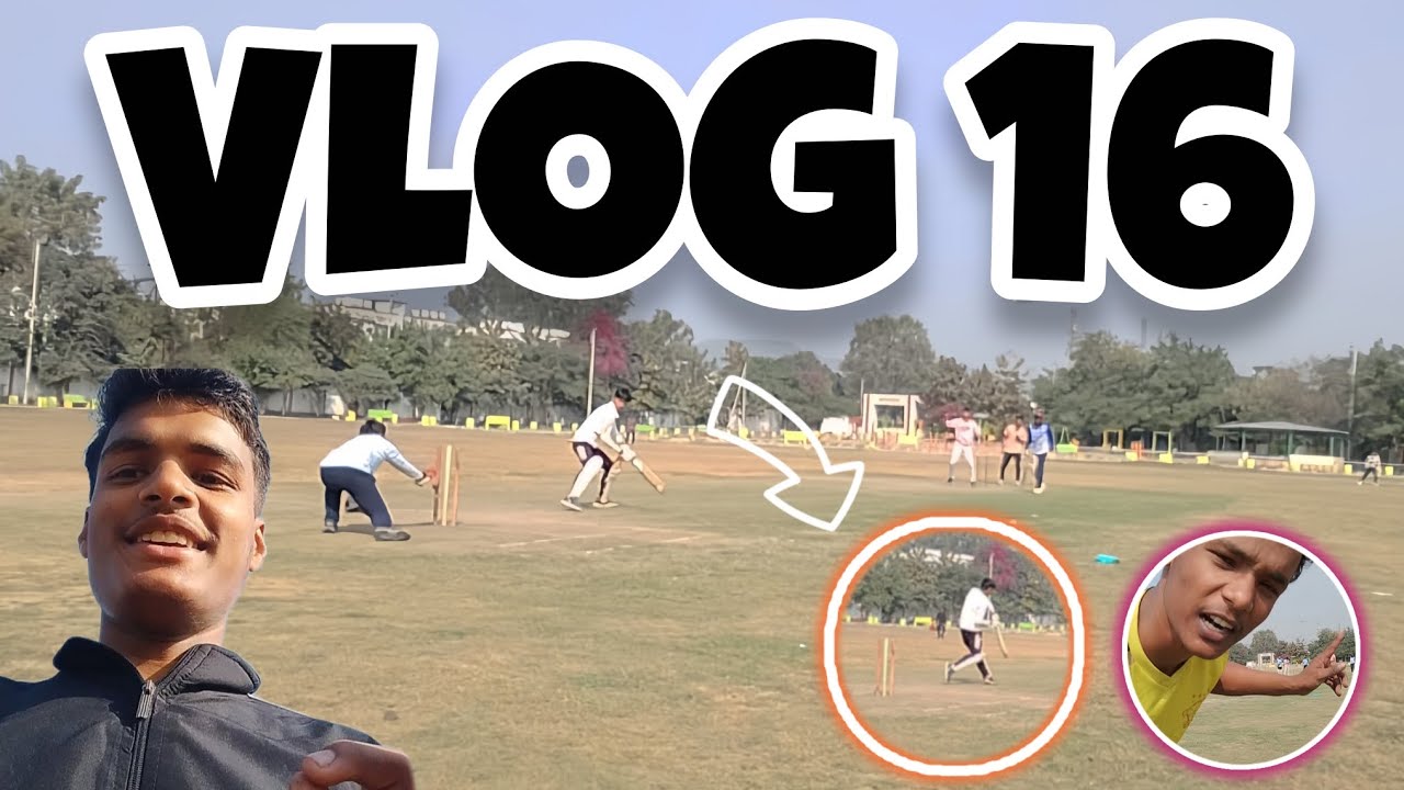 Aaj to turf wicket pe match khelne ko mila 🏏 Match vlog 16 ☠️
