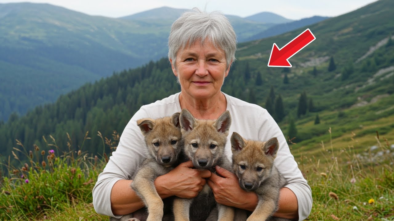 Starsza kobieta uratowała trzy bezbronne wilki. To, co zrobiły później, zmieniło wszystko na zawsze
