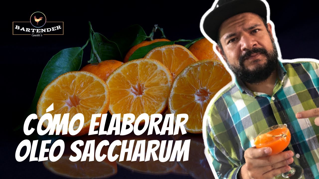 🍊OLEO SACCHARUM | COMO ELABORARLO Y UTILIZARLO                     #BartenderLife #BartenderChannel