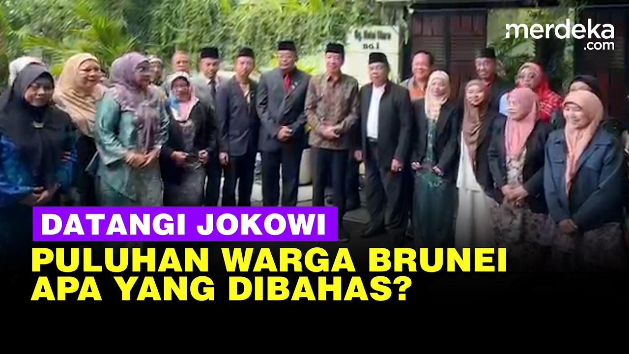Puluhan Delegasi Brunei Darussalam Kunjungi Jokowi di Solo, Ini yang Dibicarakan