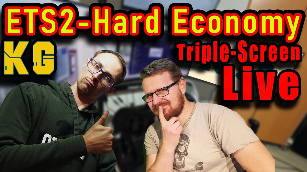 🔴Hard Economy ETS2/Triplescreen/RS50 #logitech #triplescreen #ets2 #trakracer #gaming