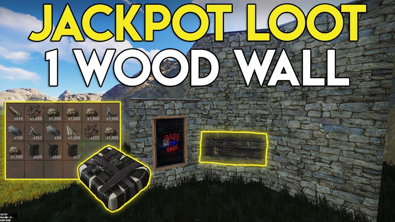 THEY FORGOT TO UPGRADE THE WALL! JACKPOT LOOT! - Rust Survival #72