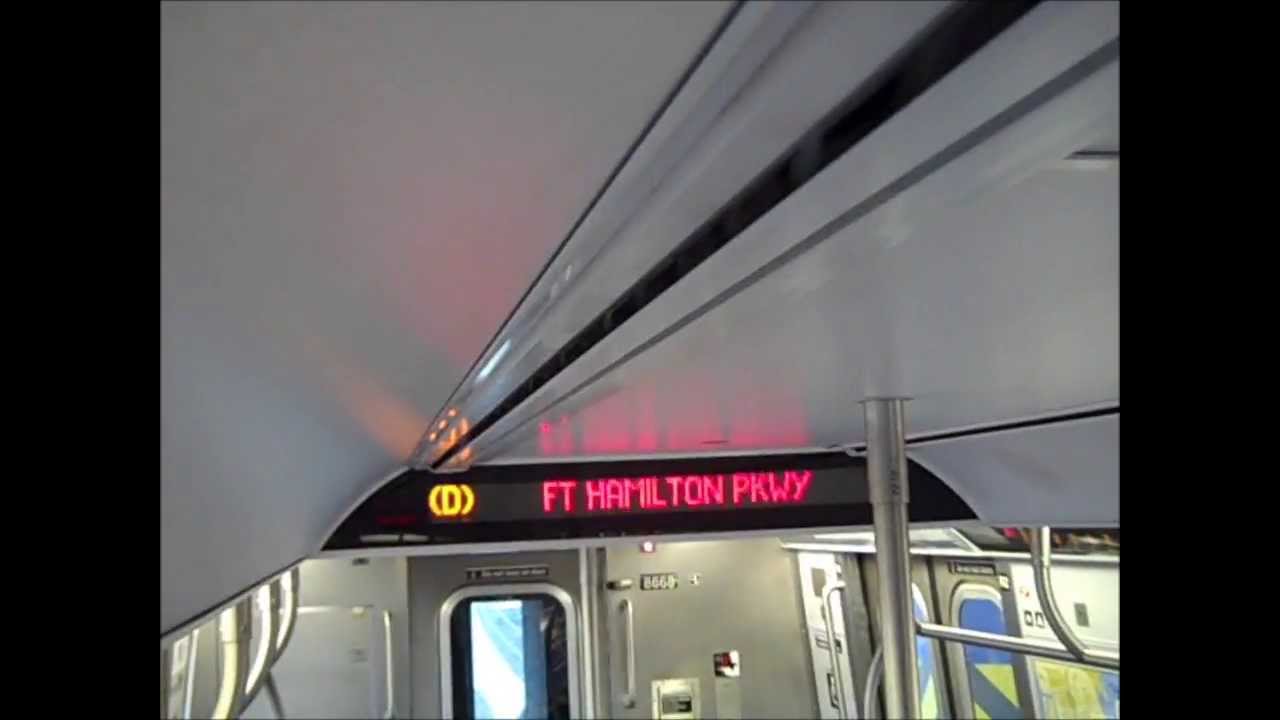 RARE: R160 (D) train announcements: 9 Ave -to- Coney Island via West End Local