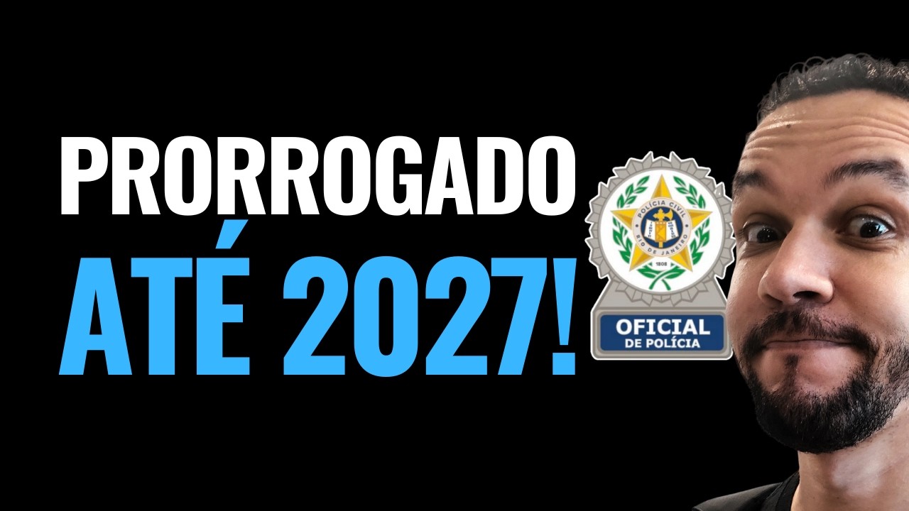 Concurso Investigador Polícia Civil RJ é prorrogado até 2027 | Convocações, TAF e próximo edital