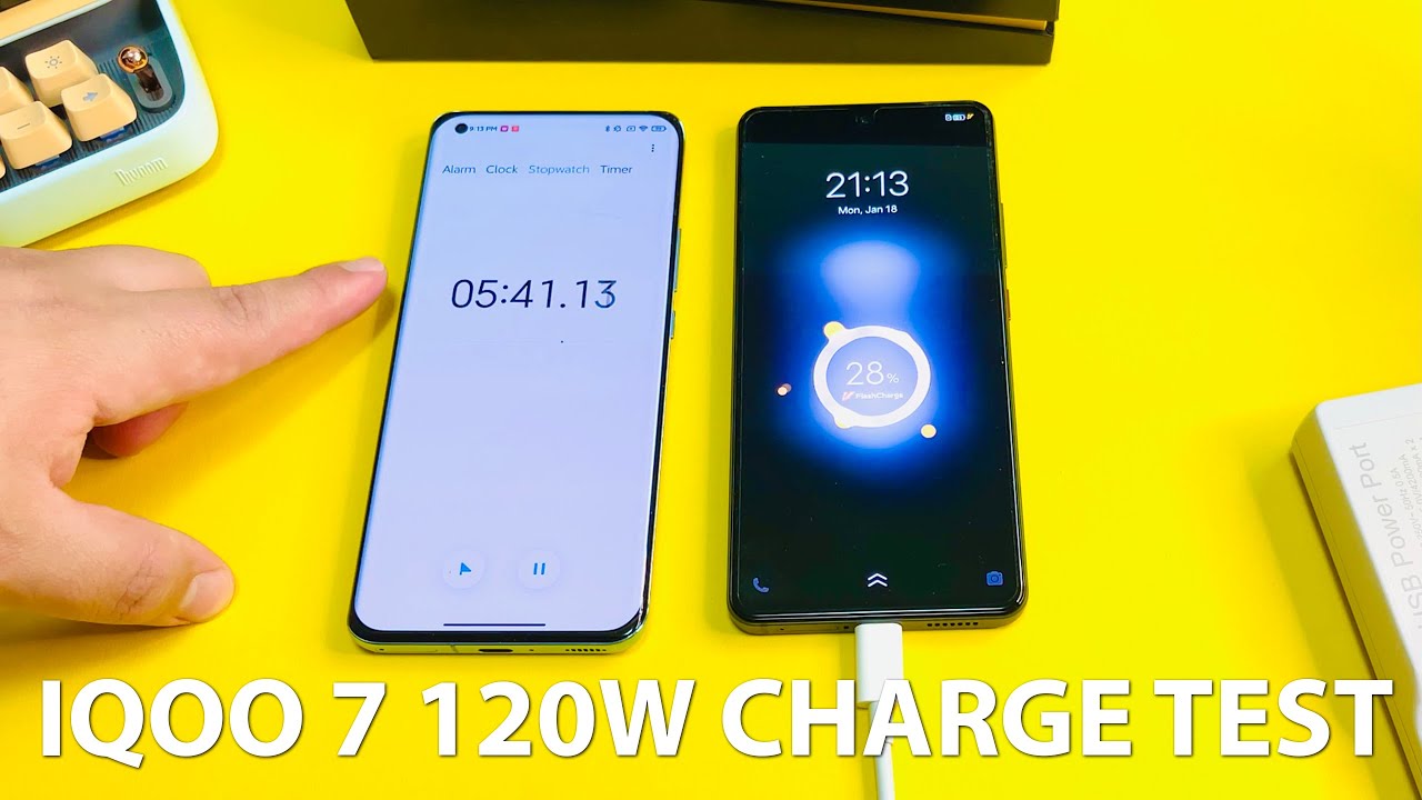 ТЕСТ ЗАРЯДКИ Vivo IQOO 7 120 Вт. САМАЯ БЫСТРАЯ В МИРЕ!