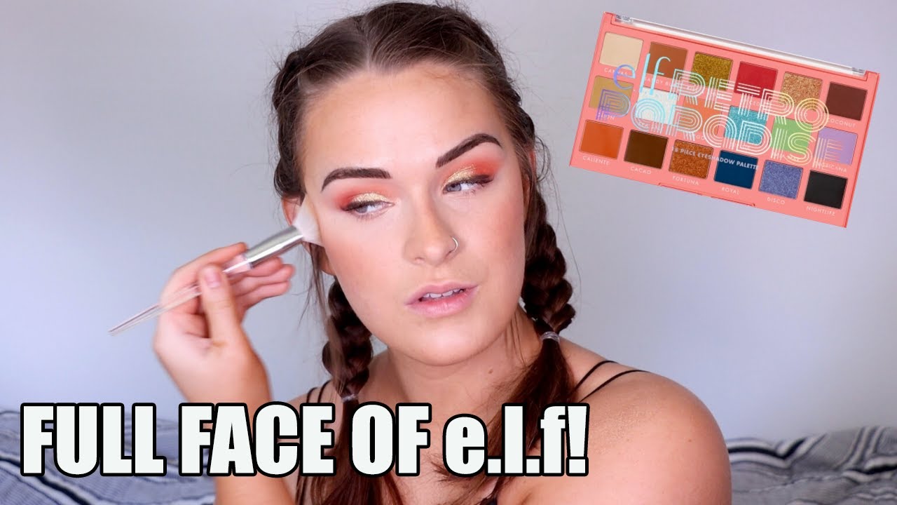 FULL FACE of e.l.f Makeup!! | Drugstore Makeup Tutorial