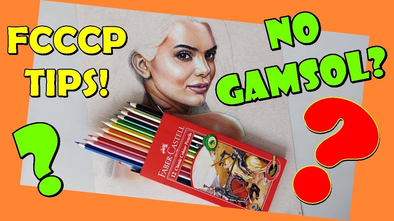 HOW TO Draw using FCCCP (Faber Castell Classic Colored Pencils) Tutorial for Beginners