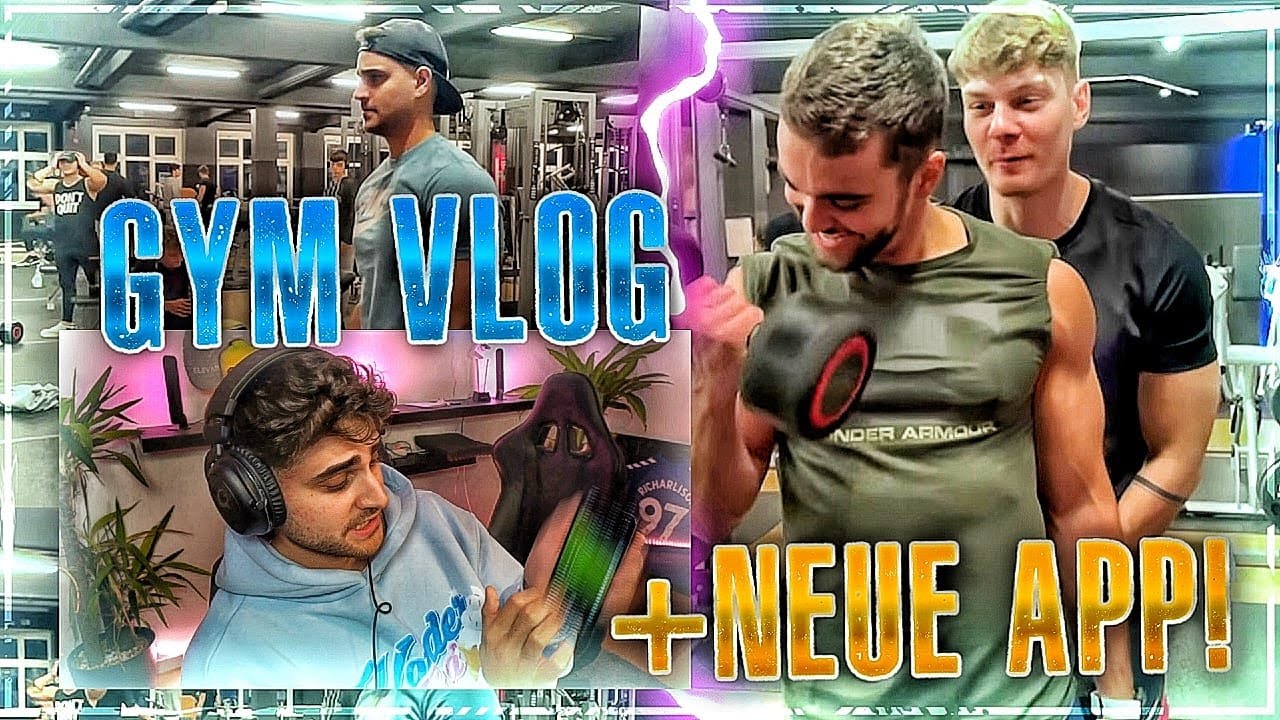 FITNESS VLOG - GYM MIT ELIGELLA & ARDA🏋🏻‍♂️ + NEUE APP VORSTELLUNG📱👀