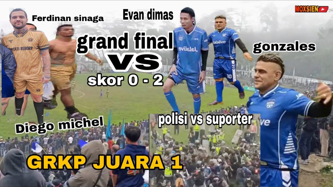 TARKAM TERBESAR RICUH BERTABUR EKS TIMNAS INDONESIA POTATO REBORN VS GRKP ISC CUP GRAND FINAL