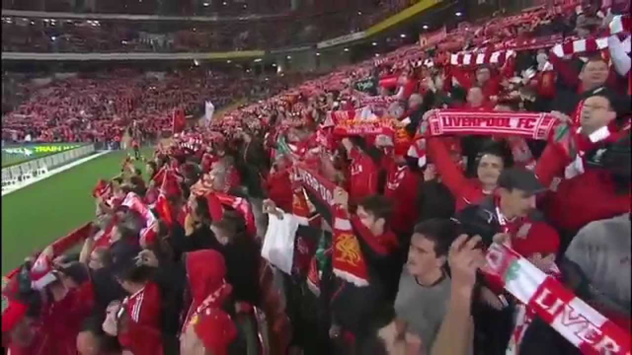 Australian fans of Liverpool sing YNWA 17/07/2015 - HD