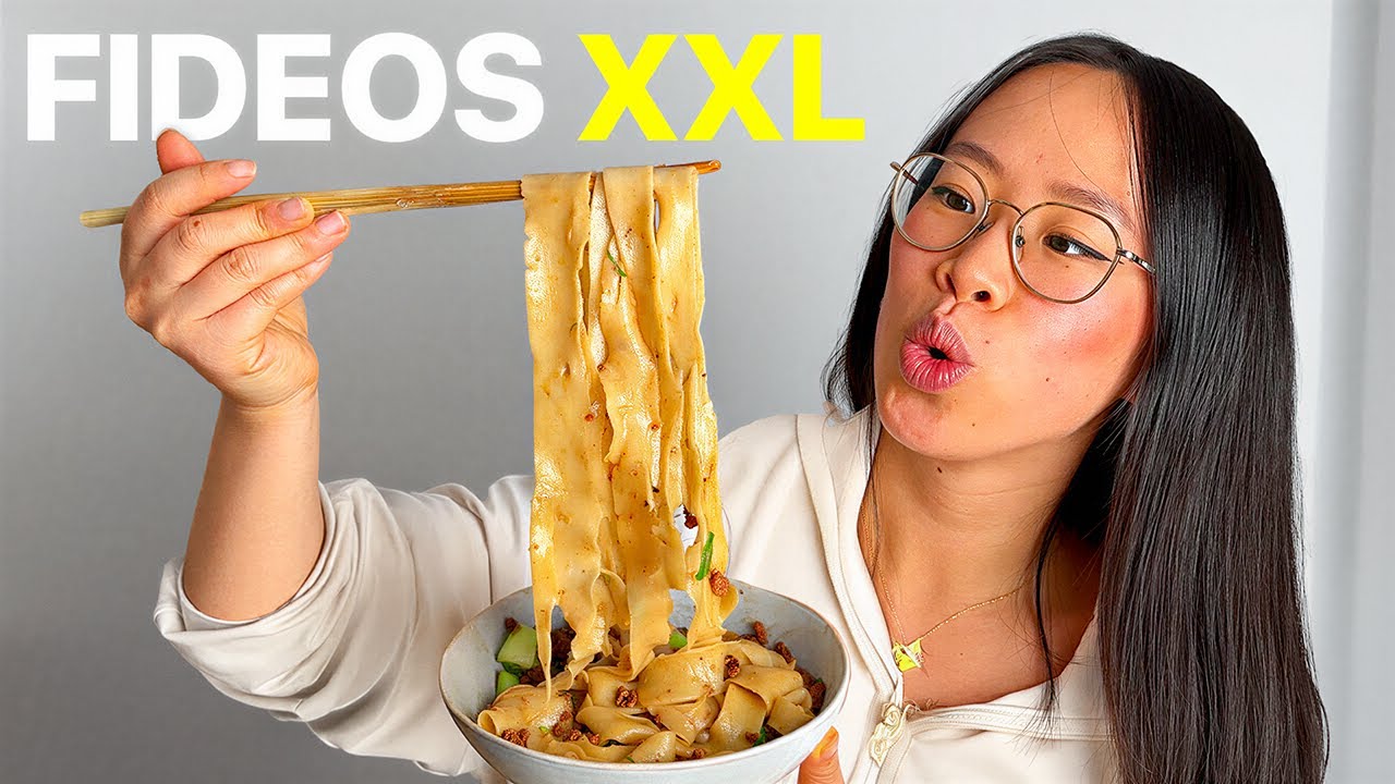 Cómo hacer Biang Biang Noodles (Fideos Chinos Ultra Largos) 🤯