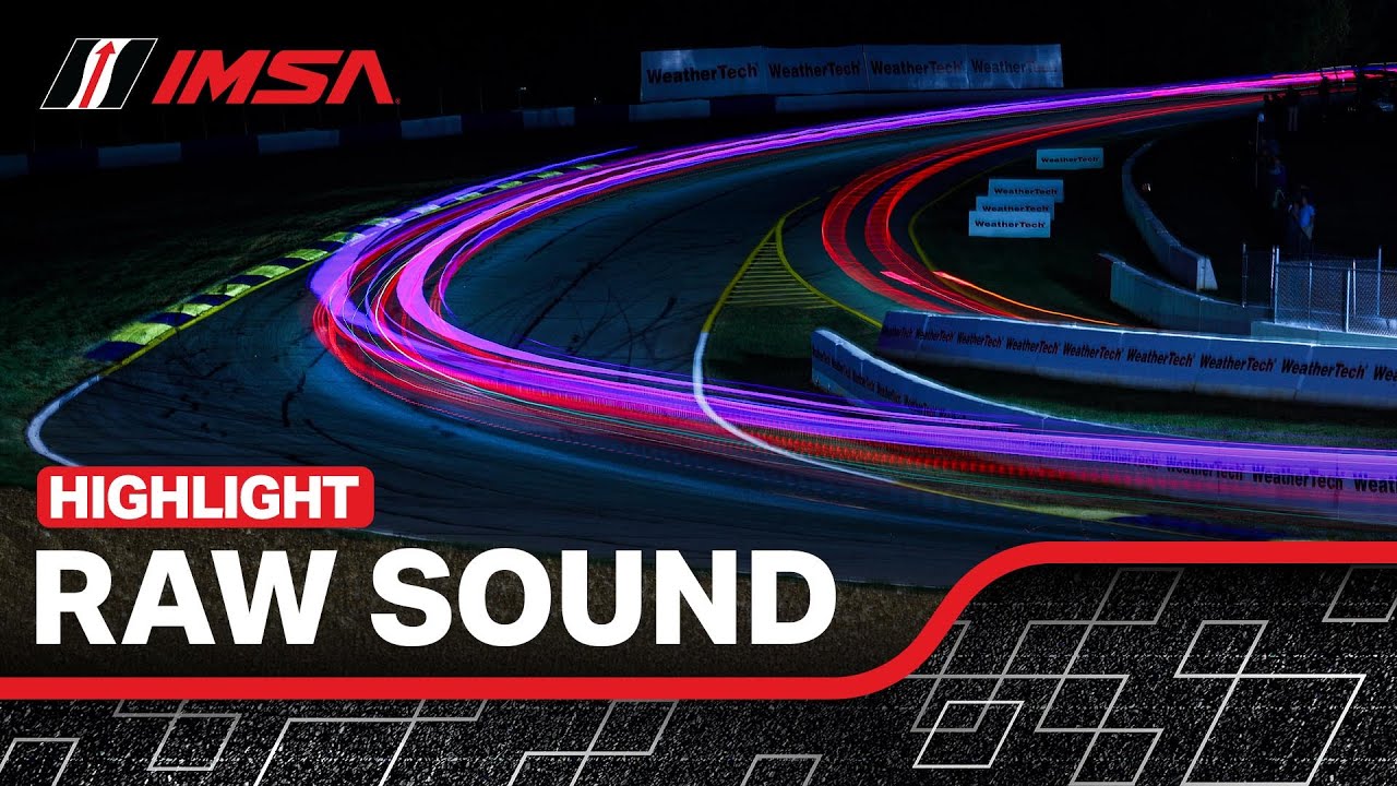 30 Minutes of Pure Night Racing | Ambient Sound Only | Motul Petit Le Mans at Road Atlanta