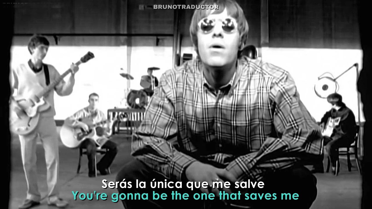Oasis - Wonderwall // Lyrics + Español // Video Official