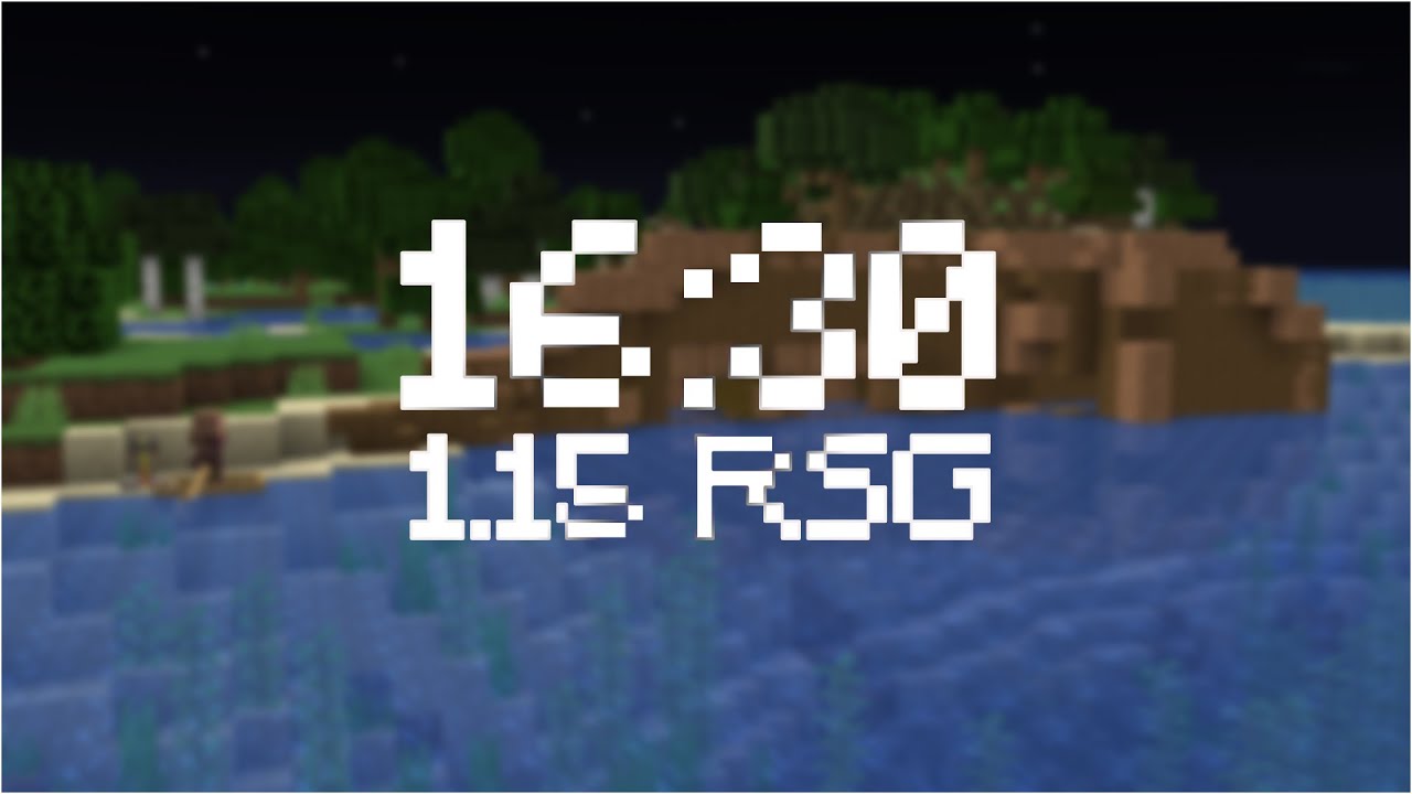 (16:30) - Minecraft 1.15 RSG