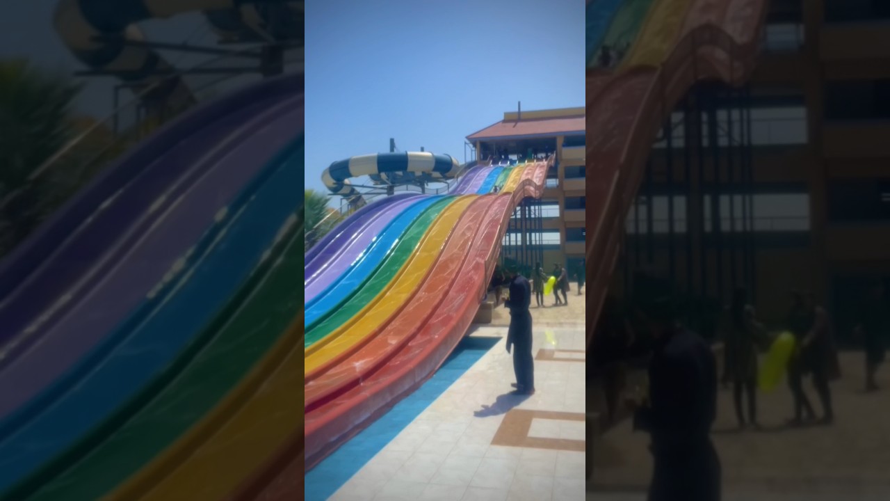 Rainbow Slide Fiesta Water Park Karachi 