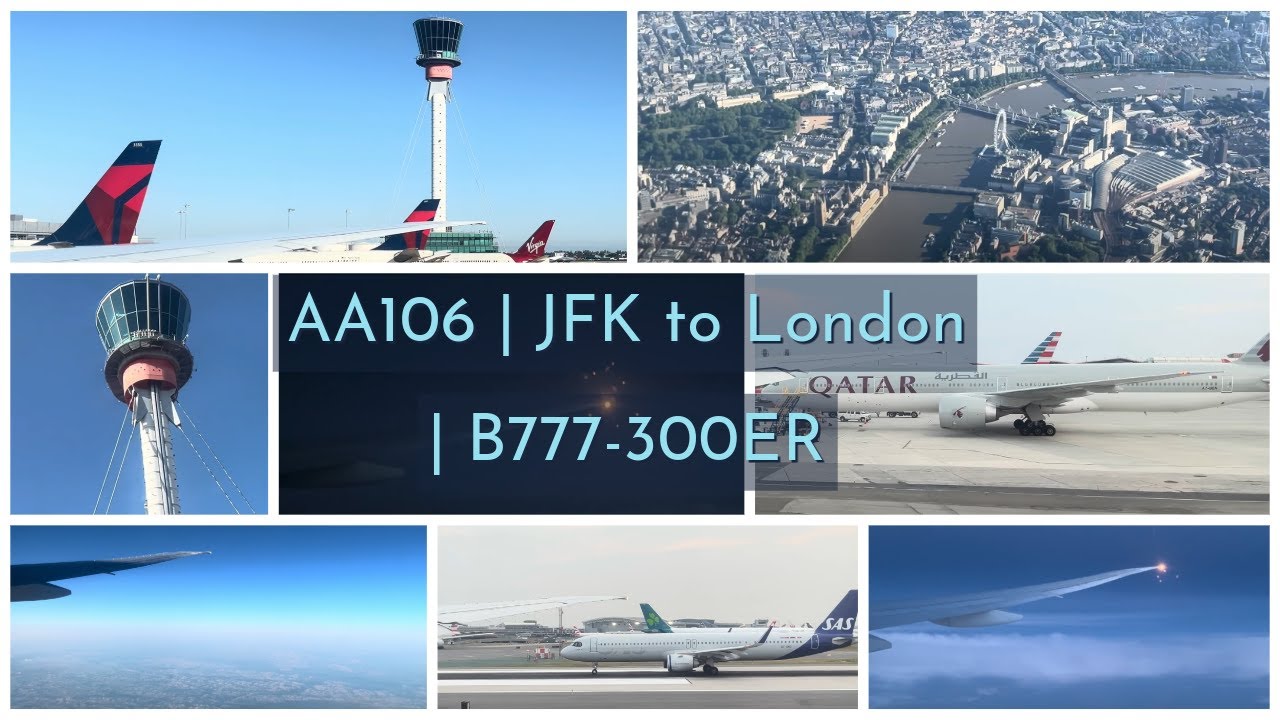 New York (JFK) to London Heathrow (LHR) | American Airlines Boeing 777-300ER | Economy