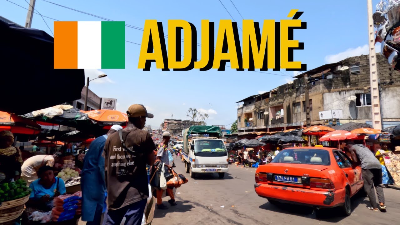 Abidjan Le marché d'Adjamé comme vous ne l'avez jamais vu