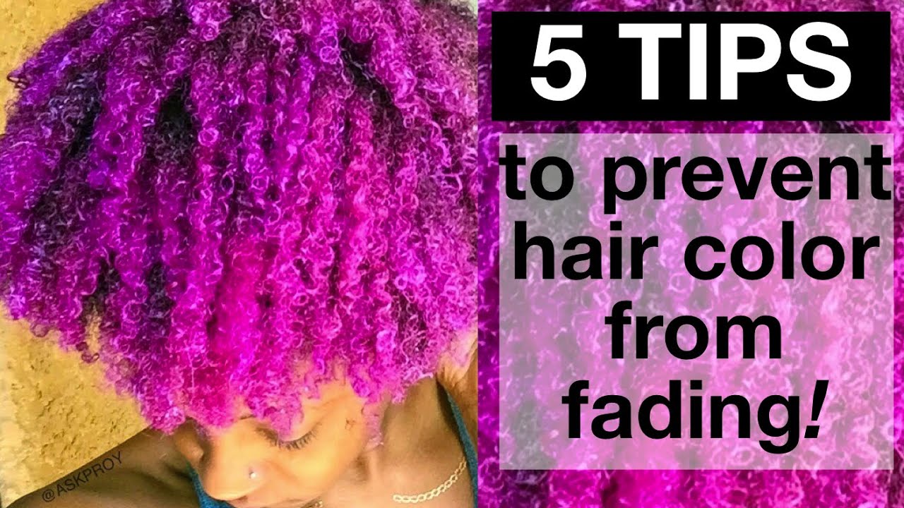Keep Hair Color from Fading | How To | askpRoy