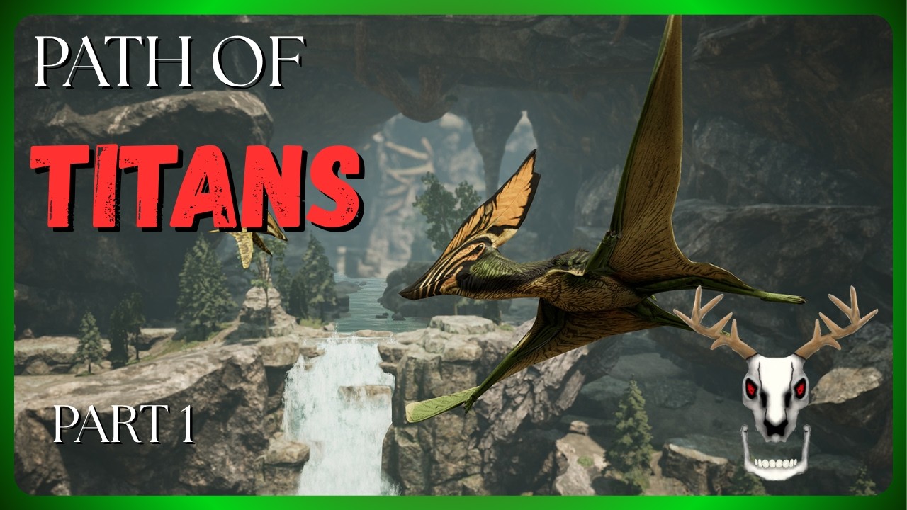 PATH OF TITANS - growing baby, exploring new map
