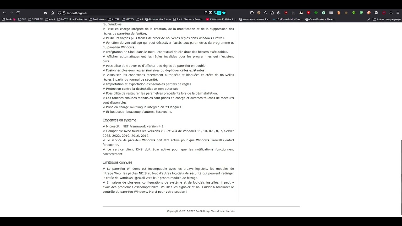 #Windows7#Windows11#Windows Firewall Control passe en version 6.27.0.0