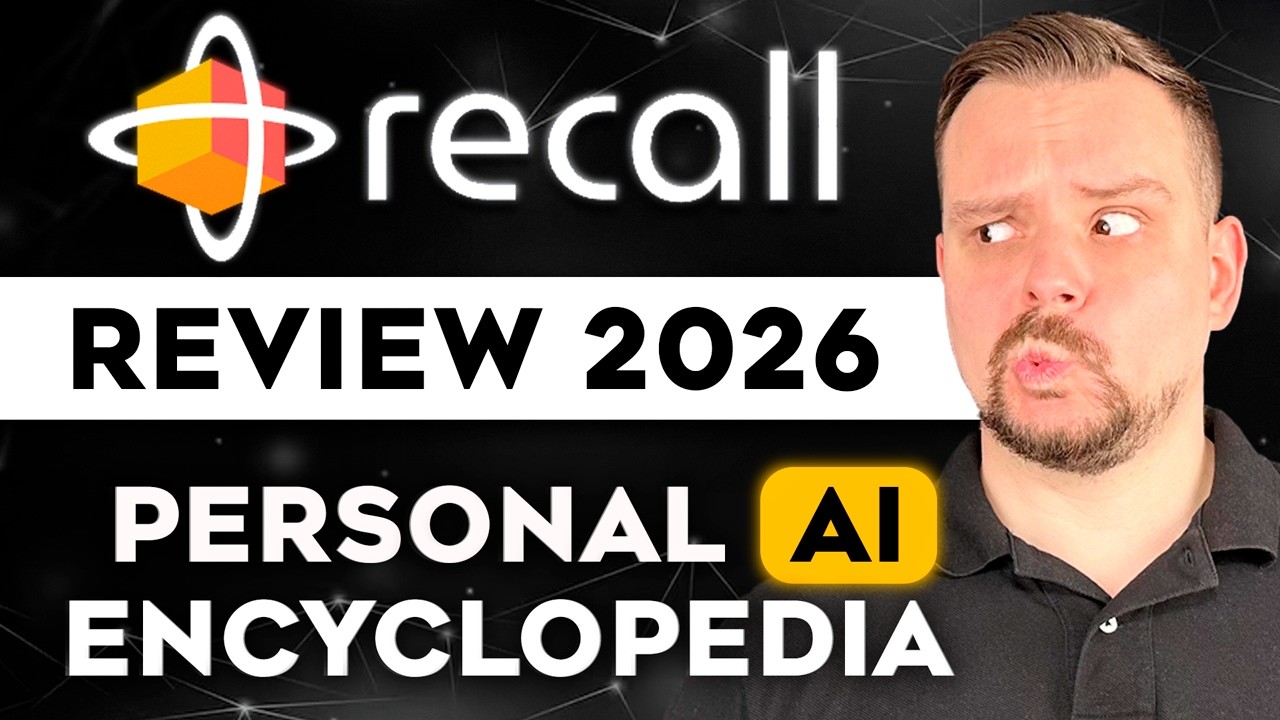 This AI Turns Your Notes Into a Self-Organizing Brain | Recall Review 2025