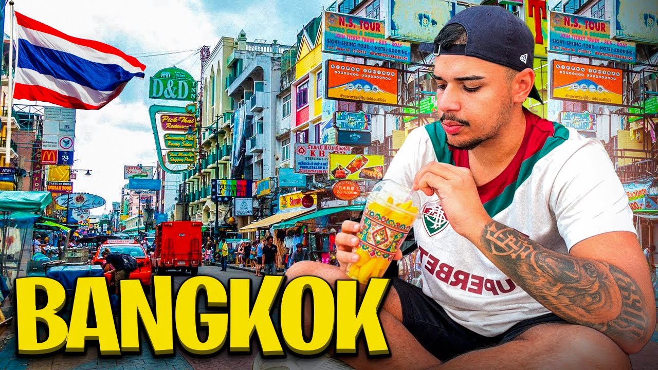 EXPLORANDO A CIDADE DE BANGKOK - VLOG 1