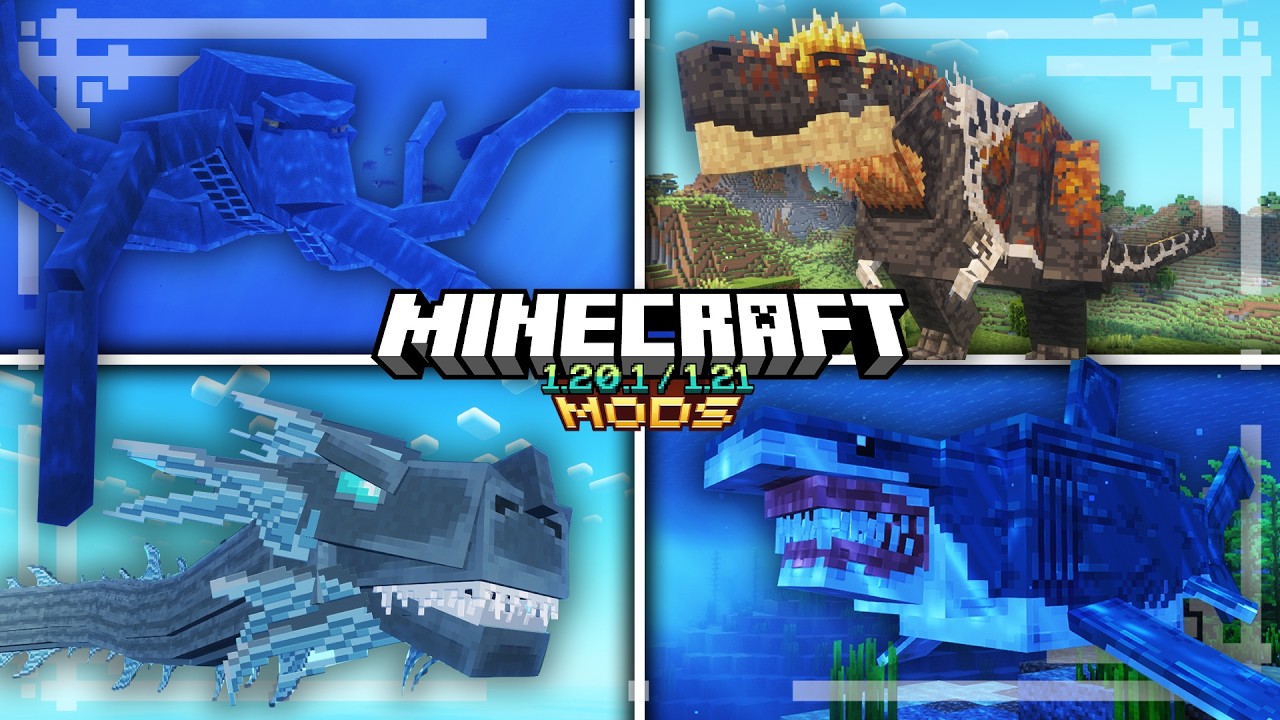 10 AMAZING MODS for Minecraft (1.20.1 & 1.21) Forge & Fabric
