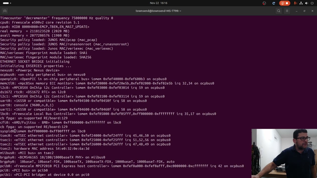 Juniper  Switch EX-4550-32F cannot load the kernel.