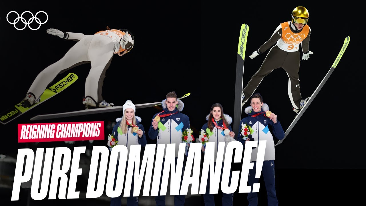 Slovenia Jumps to Gold! 🇸🇮🥇 | Ski Jumping Mixed Team at Beijing 2022 | Reigning Champions