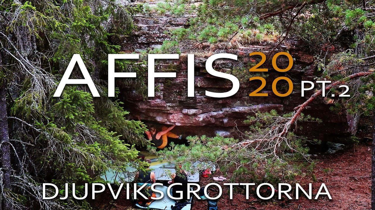 Affis 2020 part 2 - Bouldering in Djupviksgrottorna, Åland