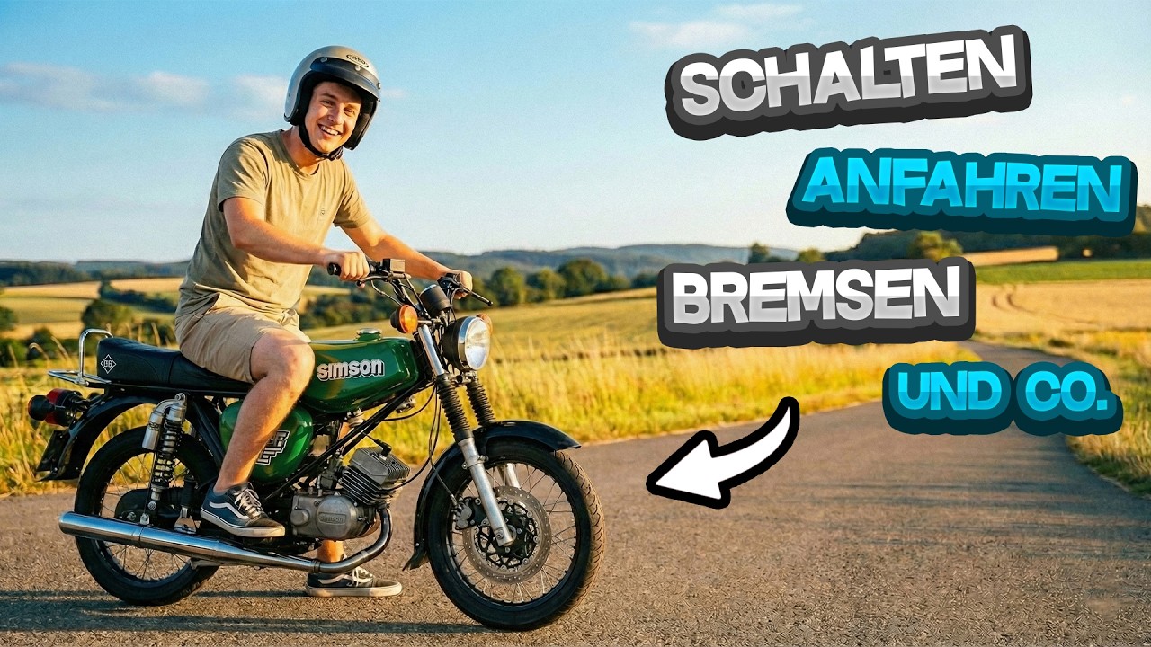SIMSON fahren: Das ULTIMATIVE TUTORIAL 🤓  | Alles was dazugehört | Motovlog #41