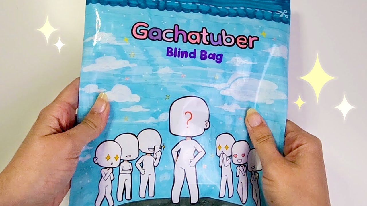 Famous Gachatuber Blindbag ✨Paper doll + DIY  Tutorial
