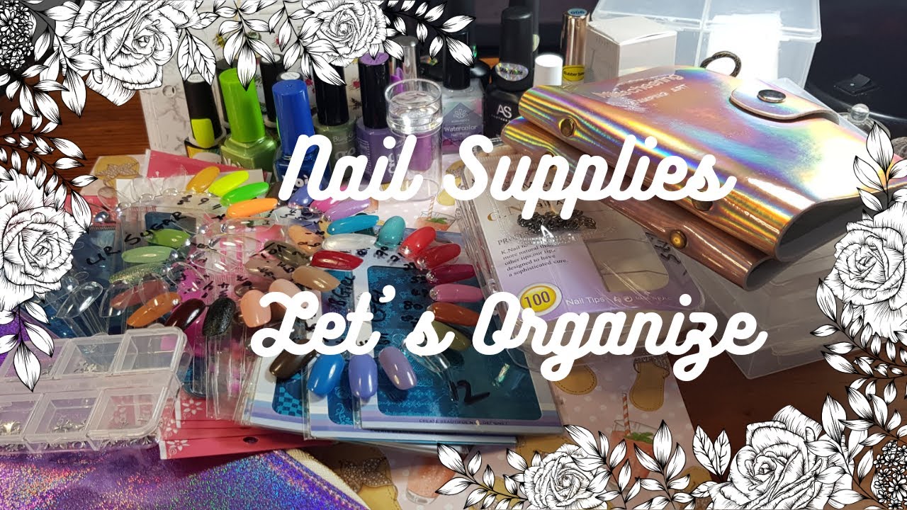 Organizing my Shein Nail Supplies / Storage and Other Tips