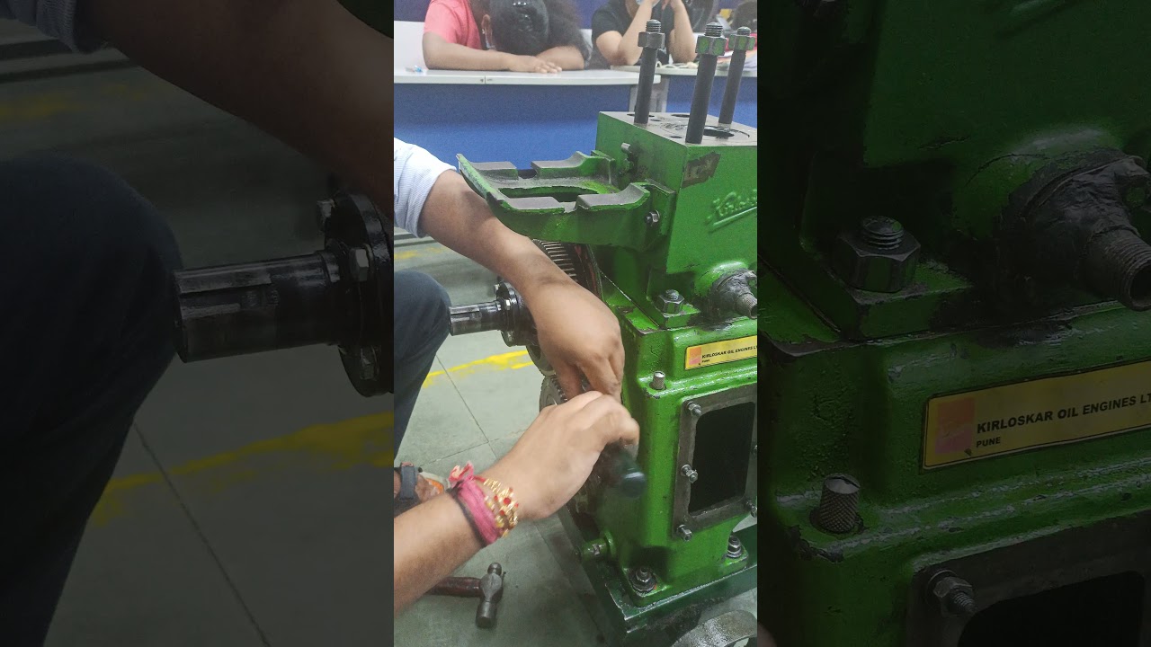 Valve Timing Setting I Gear Timing Setting I 5HP Engine I With Mark and Without Mark setting I