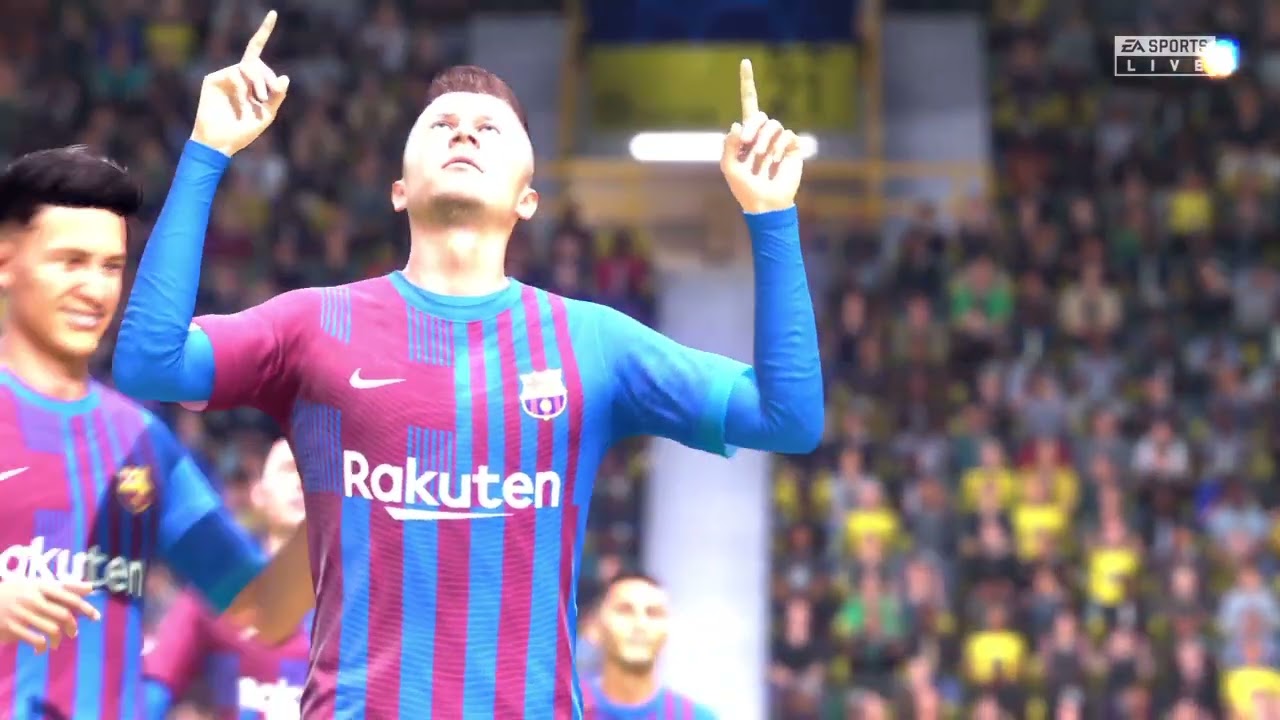 FIFA 22مباراة الذهاب لبرشلونة في الدور ربع النهائي من دوري أبطال أوروبا