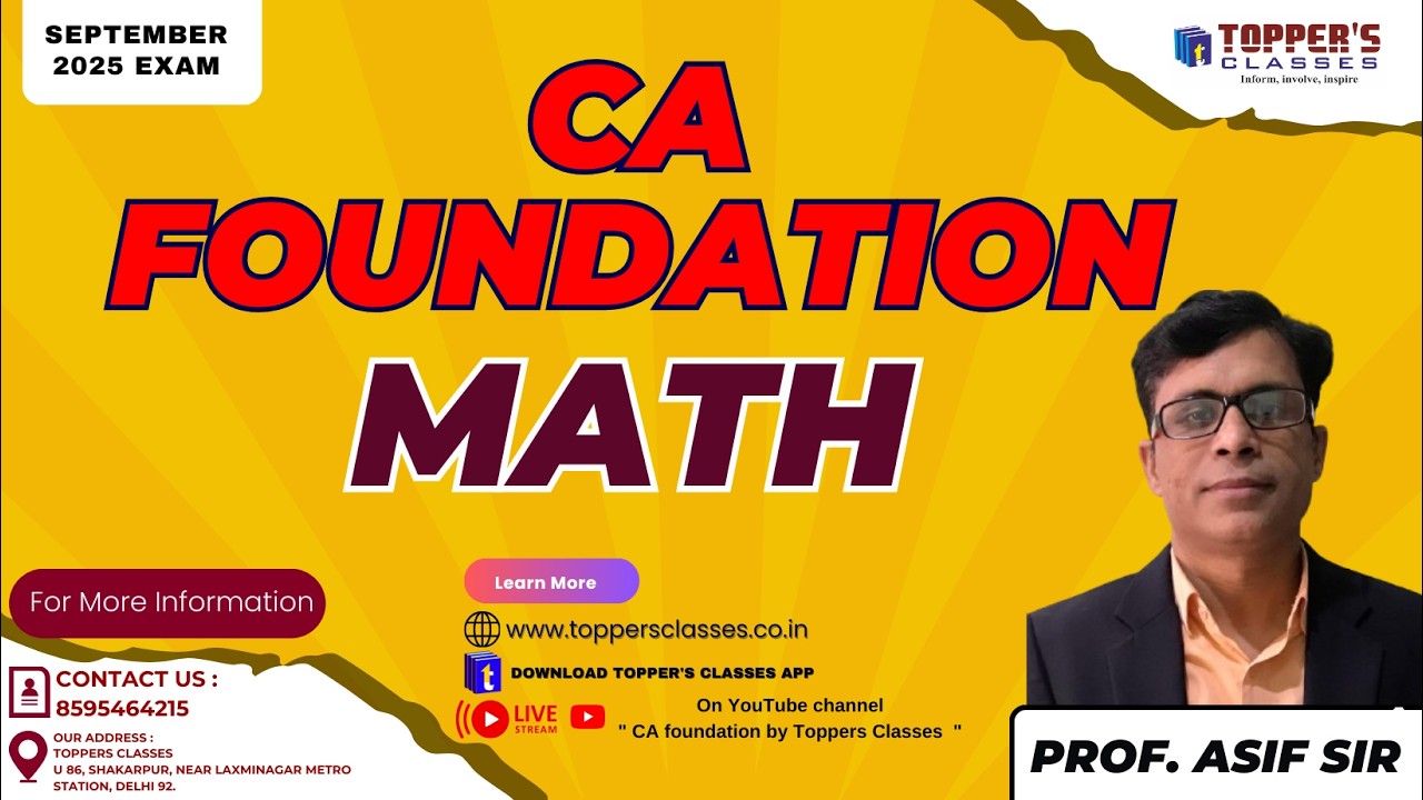 CA FOUNDATION /  SEP.'26  I 07-03-26