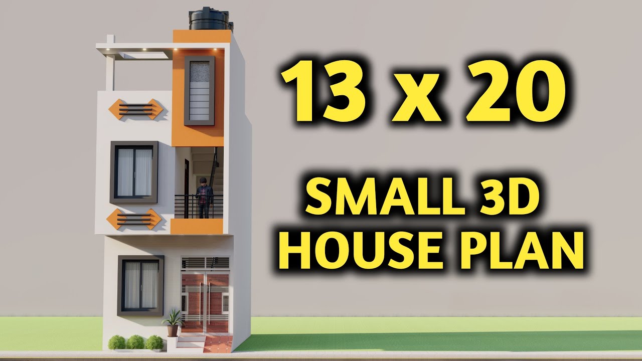 13x20 में सबसे सुन्दर घर का नक्शा ,Small 2 Bedroom House Plan,दो कमरे का सुन्दर घर