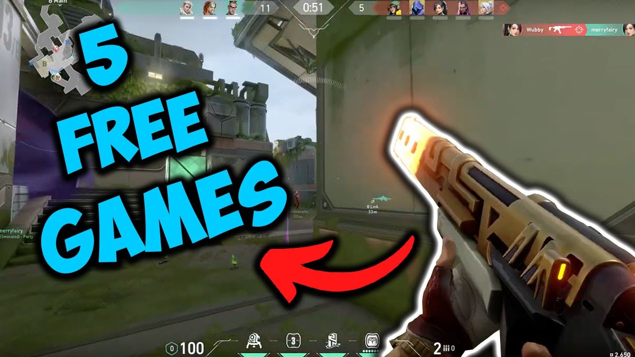 5 FREE PC GAMES You SHOULD Be Playing! (2022)