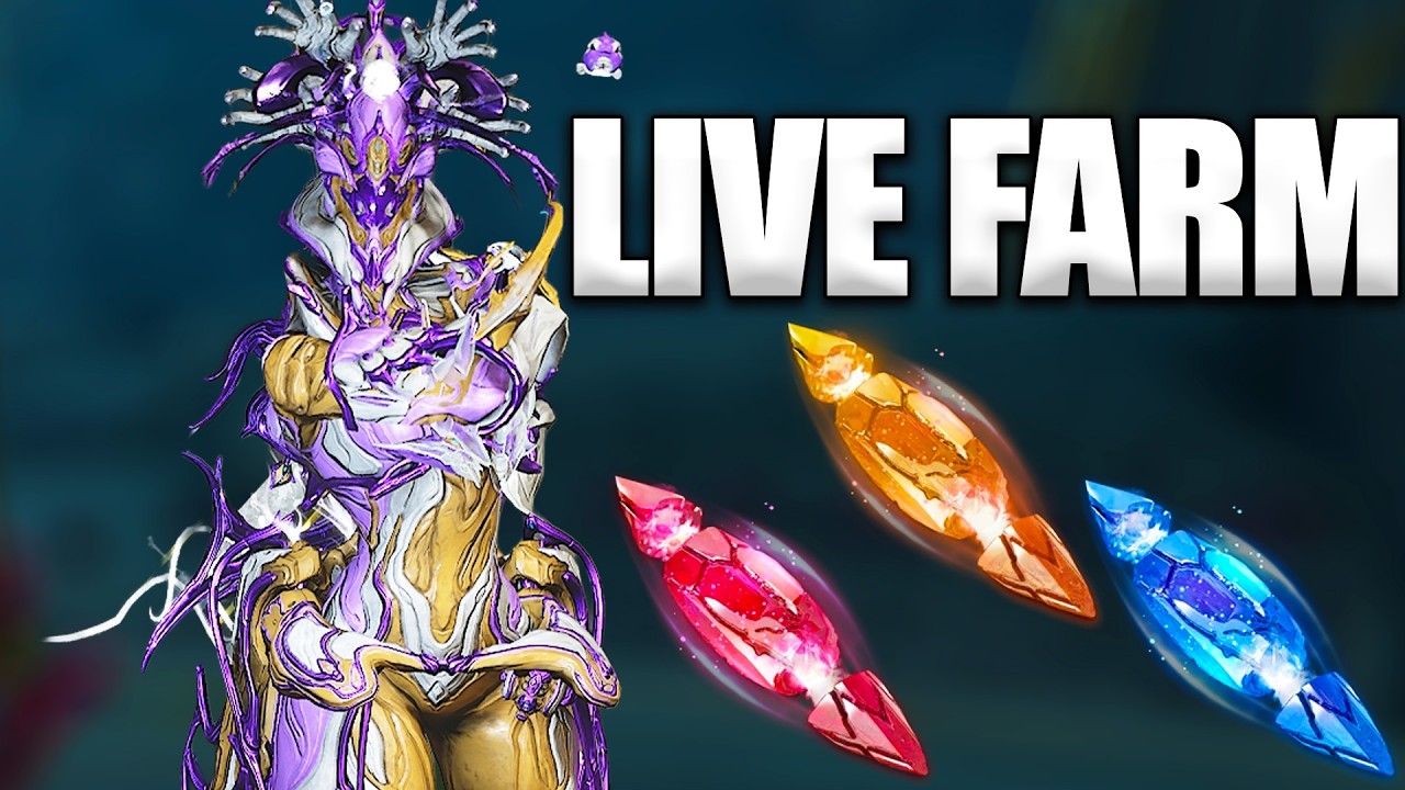 Best Warframe Weapons & Archon Shard Farming Time Live!