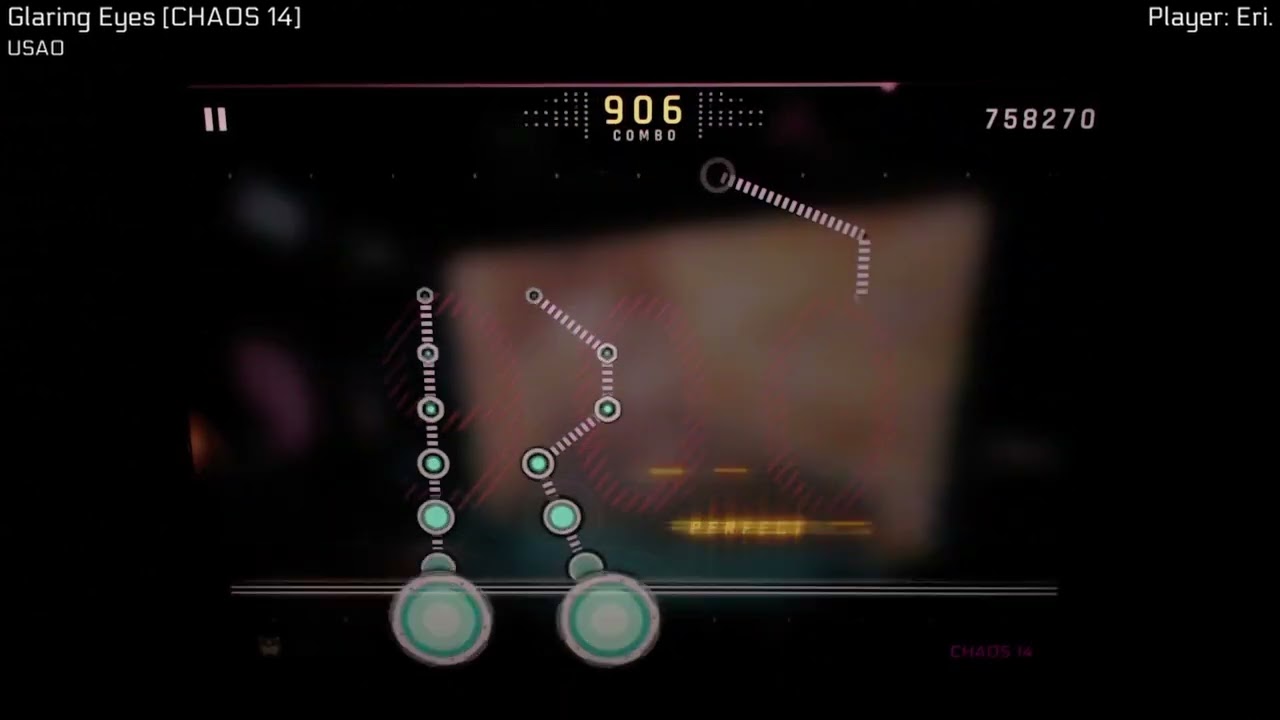 【Cytus II × TANO*C】Glaring Eyes [CHAOS] 理論値 Million Master TP100.00% 手元動画【Eri. / Saicrom】