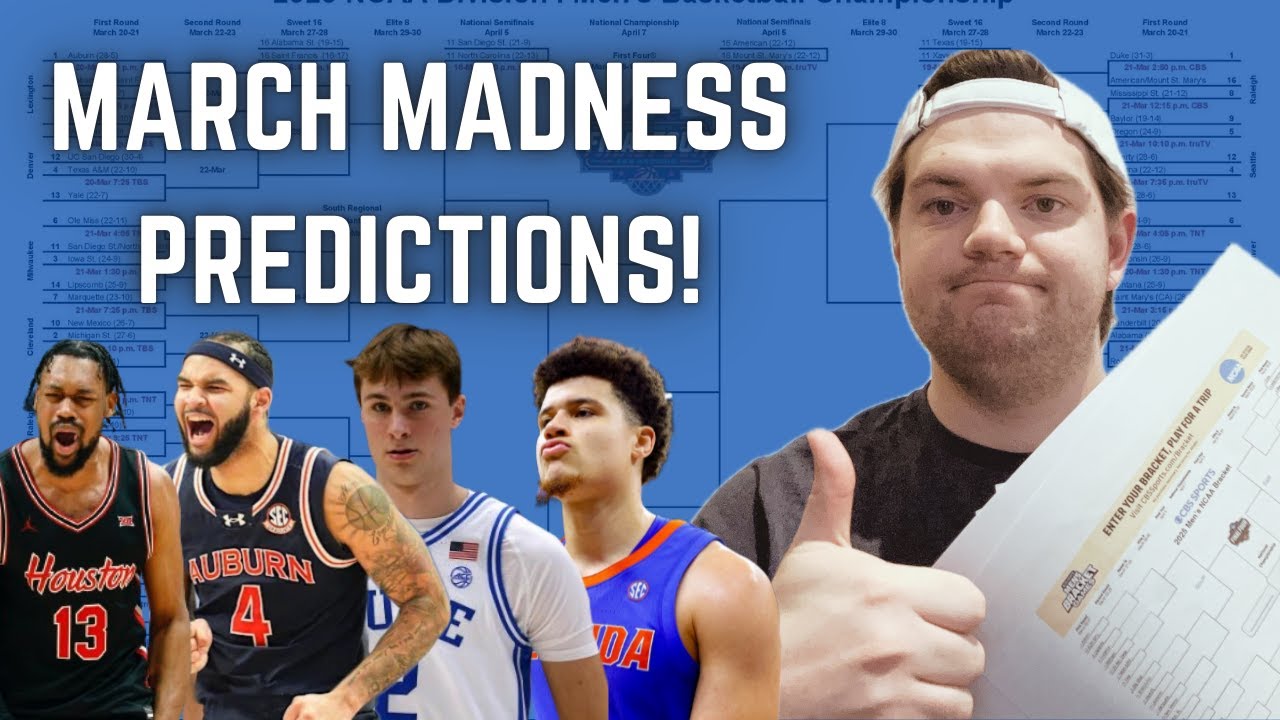 My OFFICIAL 2025 NCAA Tournament Bracket